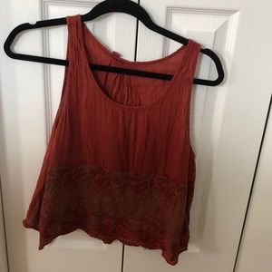 Burnt Orange Crop Top